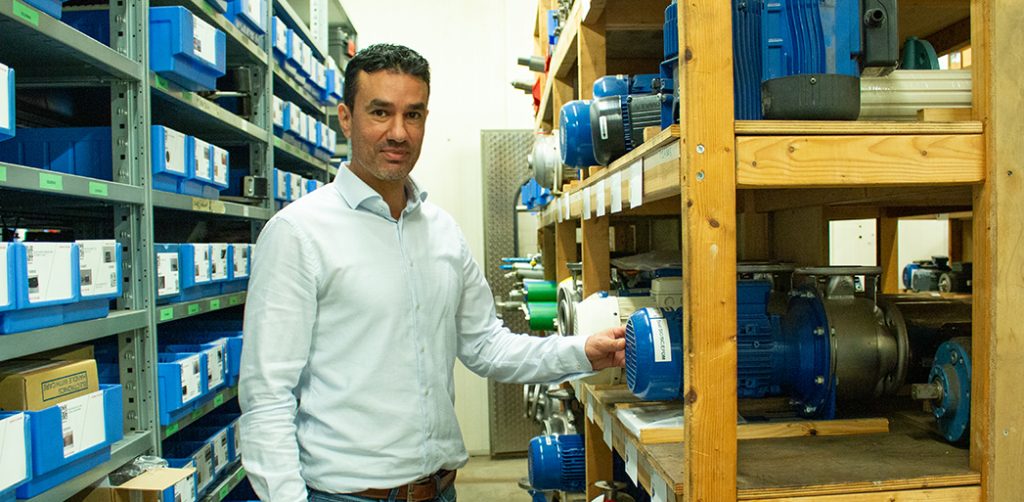 Karim Uarghe, Manager Maintenance & Projects bij Frespo